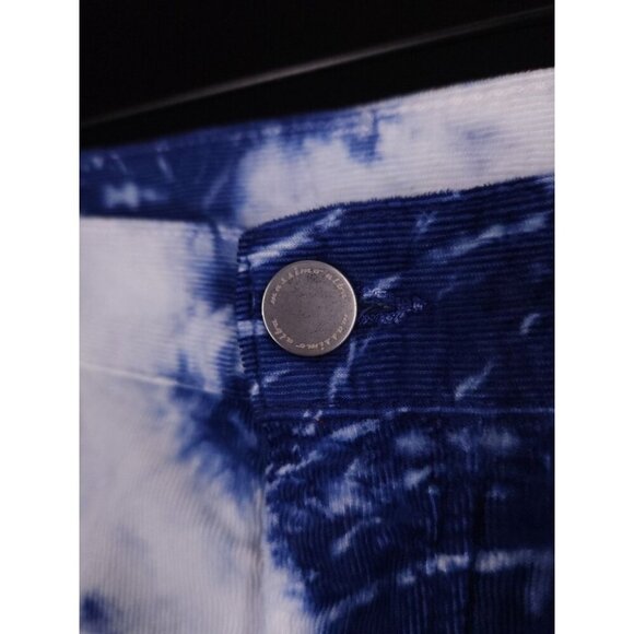 Massimo Alba Slim-Fit Tie-Dyed Cotton-Corduroy Shorts Size 36 L Blue Mens $375 - Picture 5 of 16